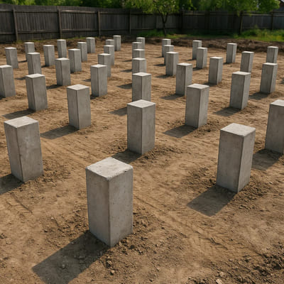 ЖБ сваи 300×300 под дом 10×12